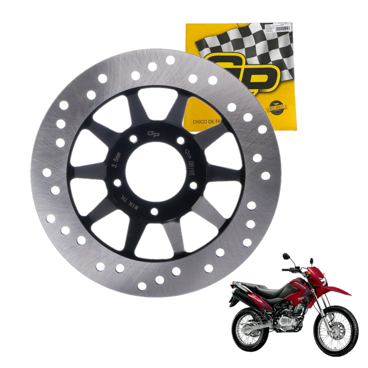 Disco Freio Dianteiro Nxr Bros 150 2003/2015 Original
