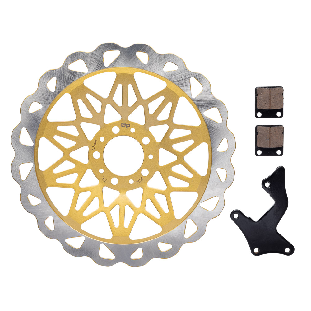 Disco Pastilha Freio Diant. Cg 150 Titan 2004/2008 Dourado