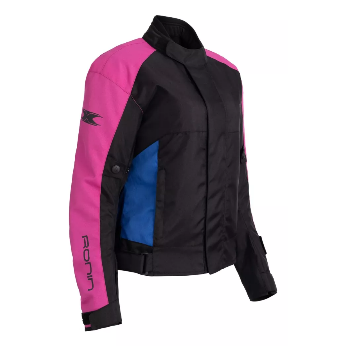 Roupa Moto Texx Ronin V2 Conjunto Feminino Preto Rosa Azul