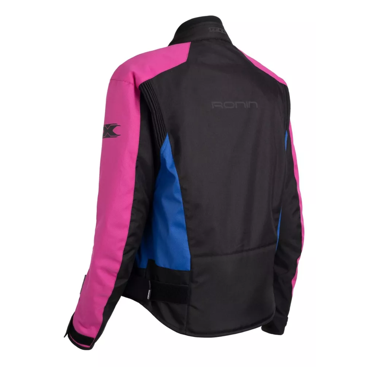 Roupa Moto Texx Ronin V2 Conjunto Feminino Preto Rosa Azul