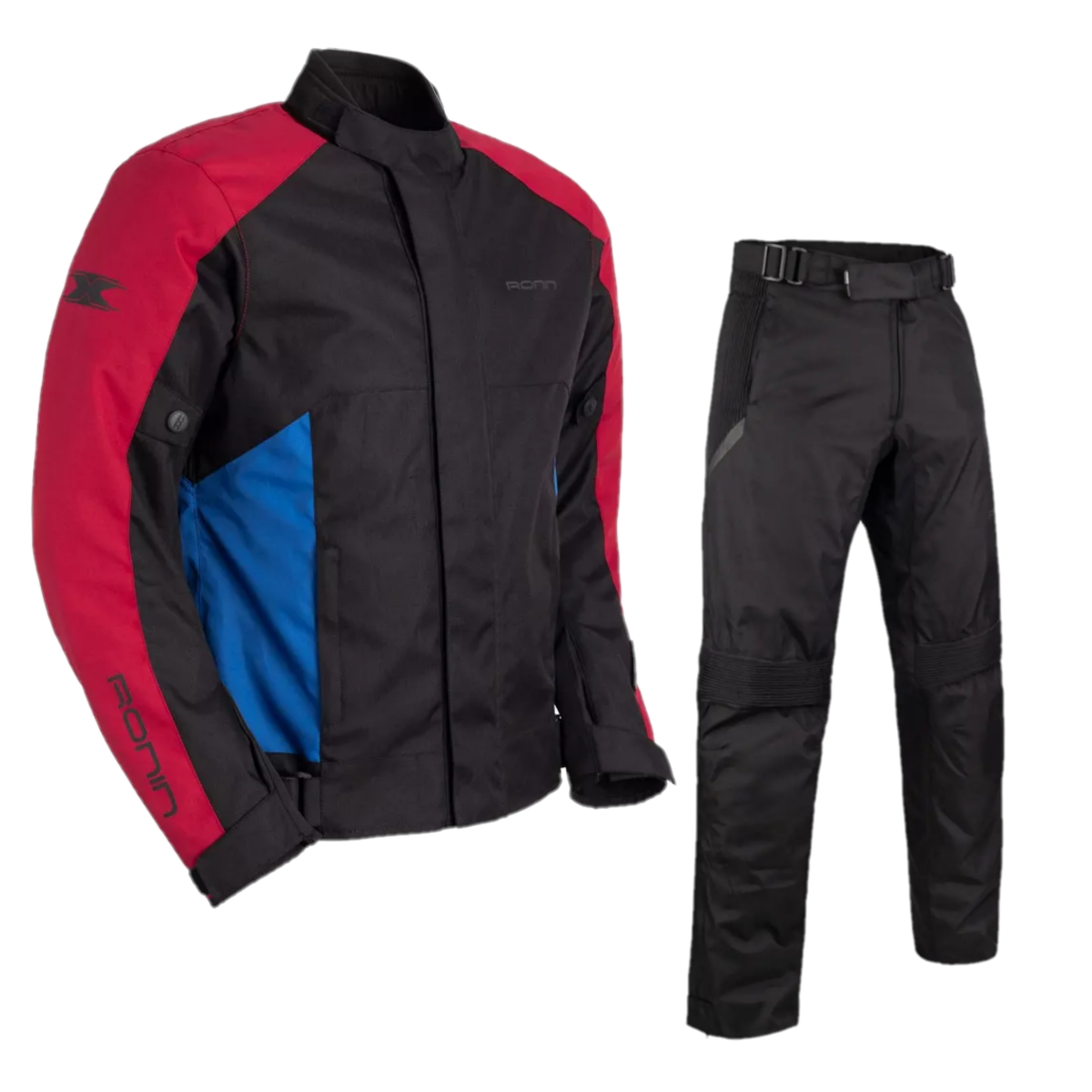 Roupa Moto Texx Ronin V2 Conjunto Masculino Preto Verm Azul