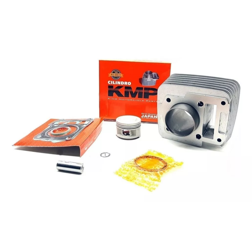 Kit Cilindro Ybr 125 Factor 125 Xtz 125 St Pistão Anéis Kmp