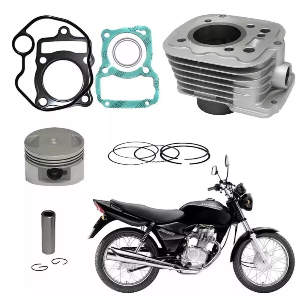 Kit Cilindro Pistão Honda Titan 125 2002 2003 2004 2005 Kmp