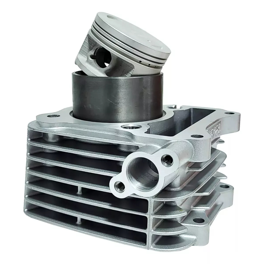 Kit Cilindro Pistão Anéis Intruder 125 2007 Até 2016 Kmp