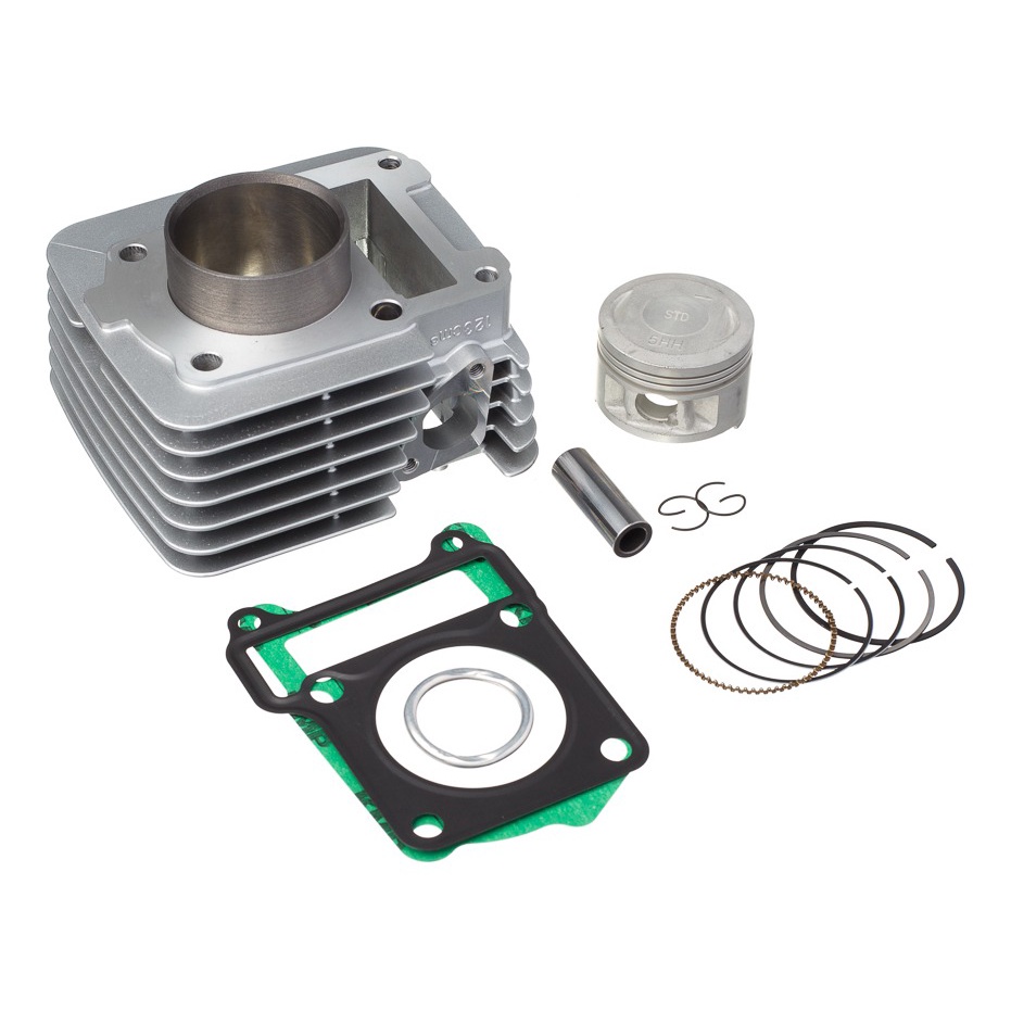 Kit Cilindro Ybr 125 Factor 125 Xtz 125 St Pistão Anéis Kmp