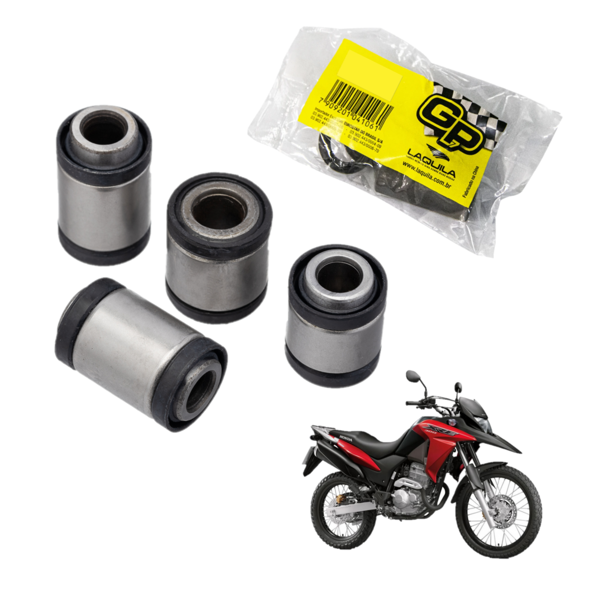 Bucha Amortecedor Tras (kit c/16) Xre 300 2009/2025 Original