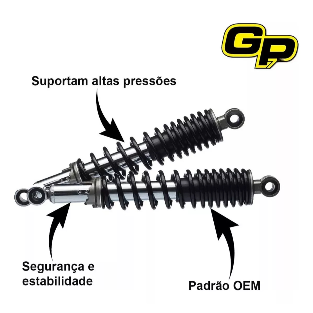 Par Amortecedor Ybr 125 Factor 2000/2016 Original