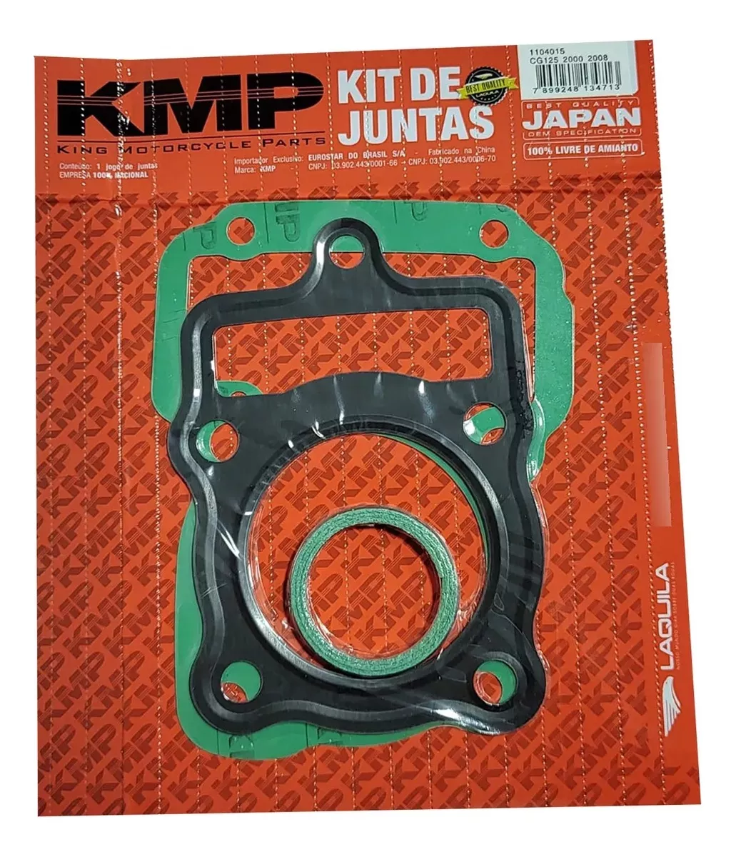 Kit Cilindro Fan Titan Bros 125 2000 2001 2002 2003 2004 Kmp