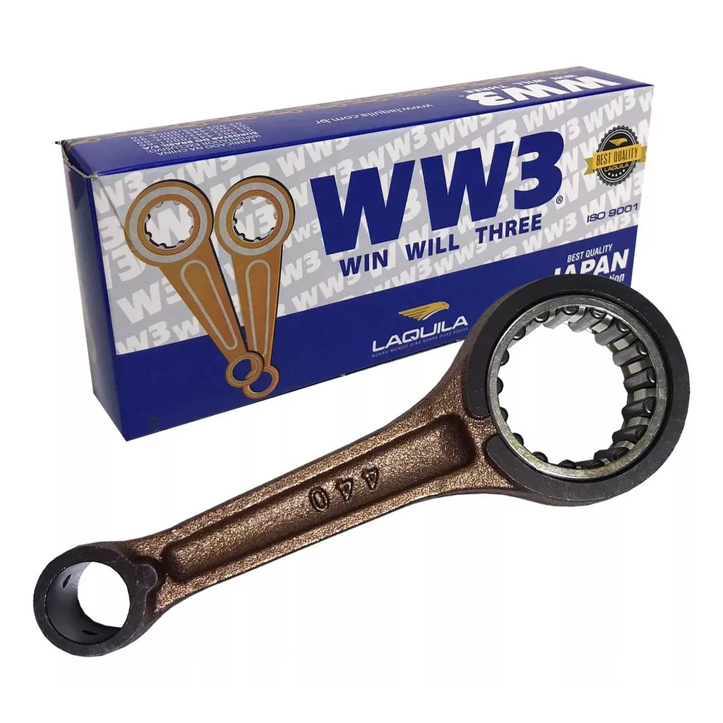 Kit Cilindro Cg 125 Bolinha 1976 A 1991 Ml Biela Ww3 Origina