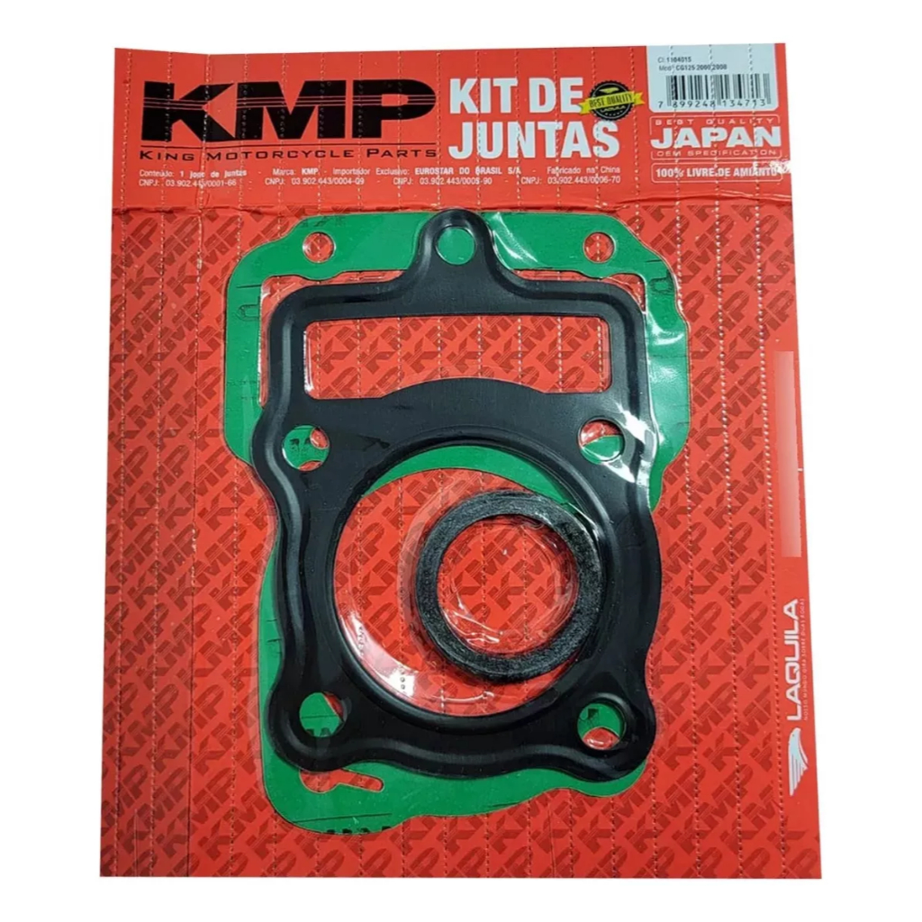 Kit Cilindro Fan Bros 125 2015 2016 2017 2018 Original Kmp