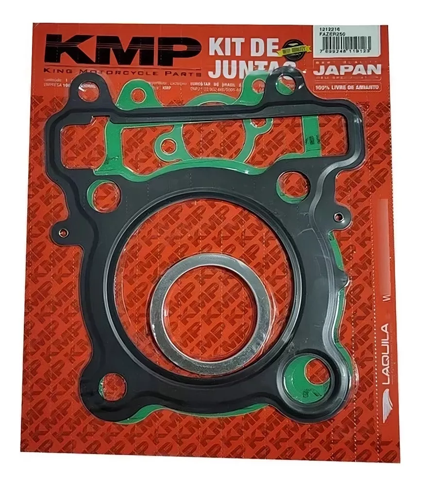 Kit Premium C/cilindro Pistao Junta Kmp Anel Rik Fzr 250 14/