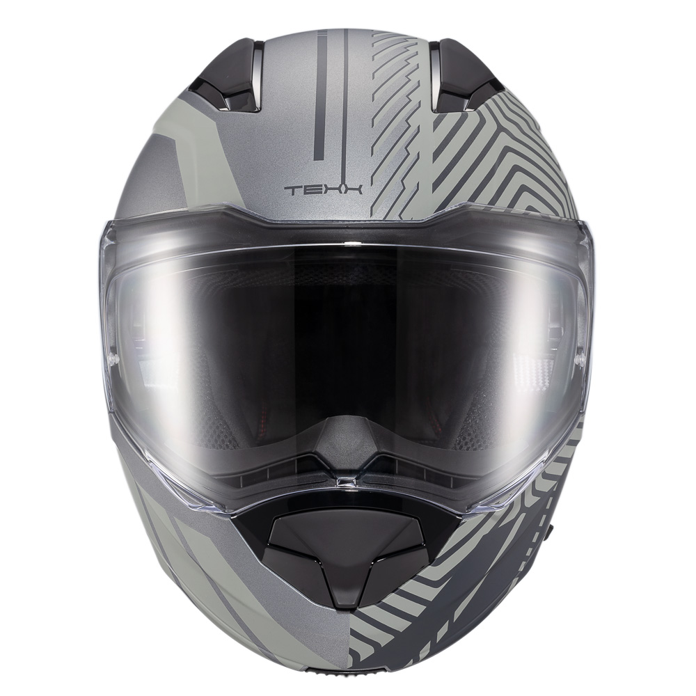 Capacete Moto Texx Kratos Cyber Cinza Fosco