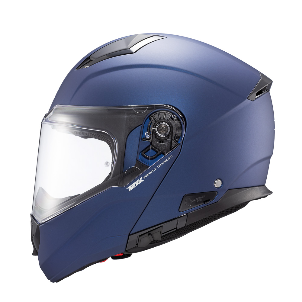 Capacete Moto Texx Kratos Solid Azul Fosco