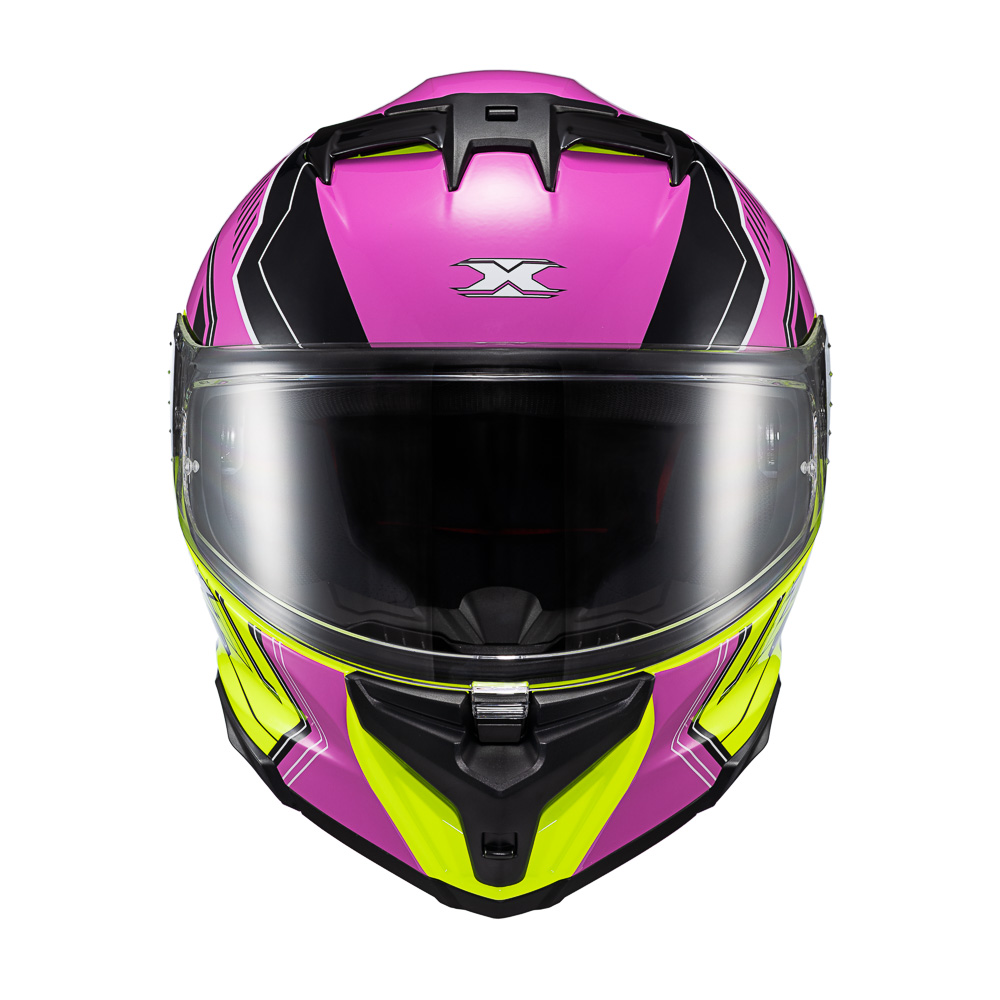 Capacete Moto Texx Kaiman Teaser Rosa Preto Verde