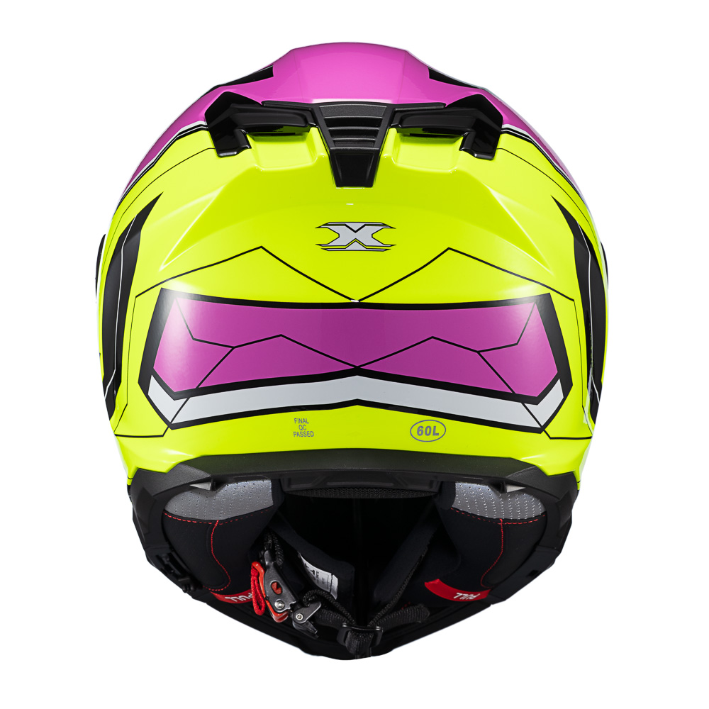 Capacete Moto Texx Kaiman Teaser Rosa Preto Verde