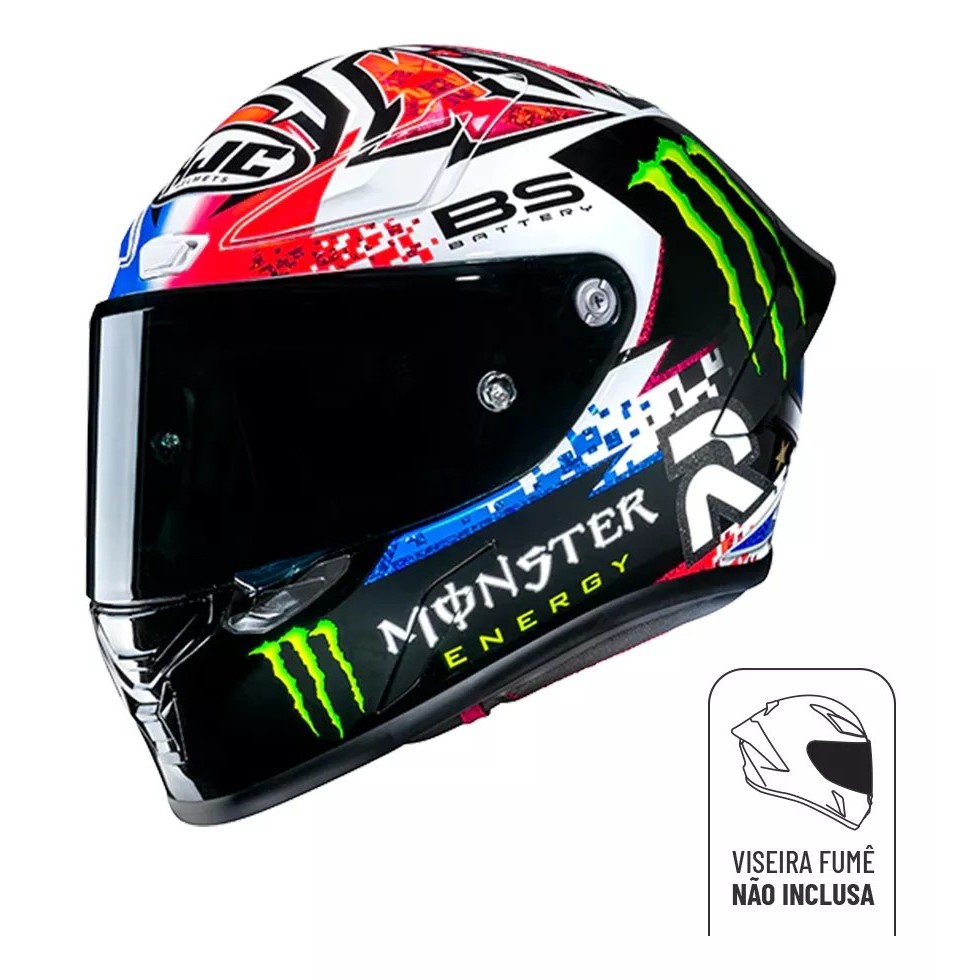 Capacete Moto Hjc Rpha 1 Quartararo Le Mans Monster