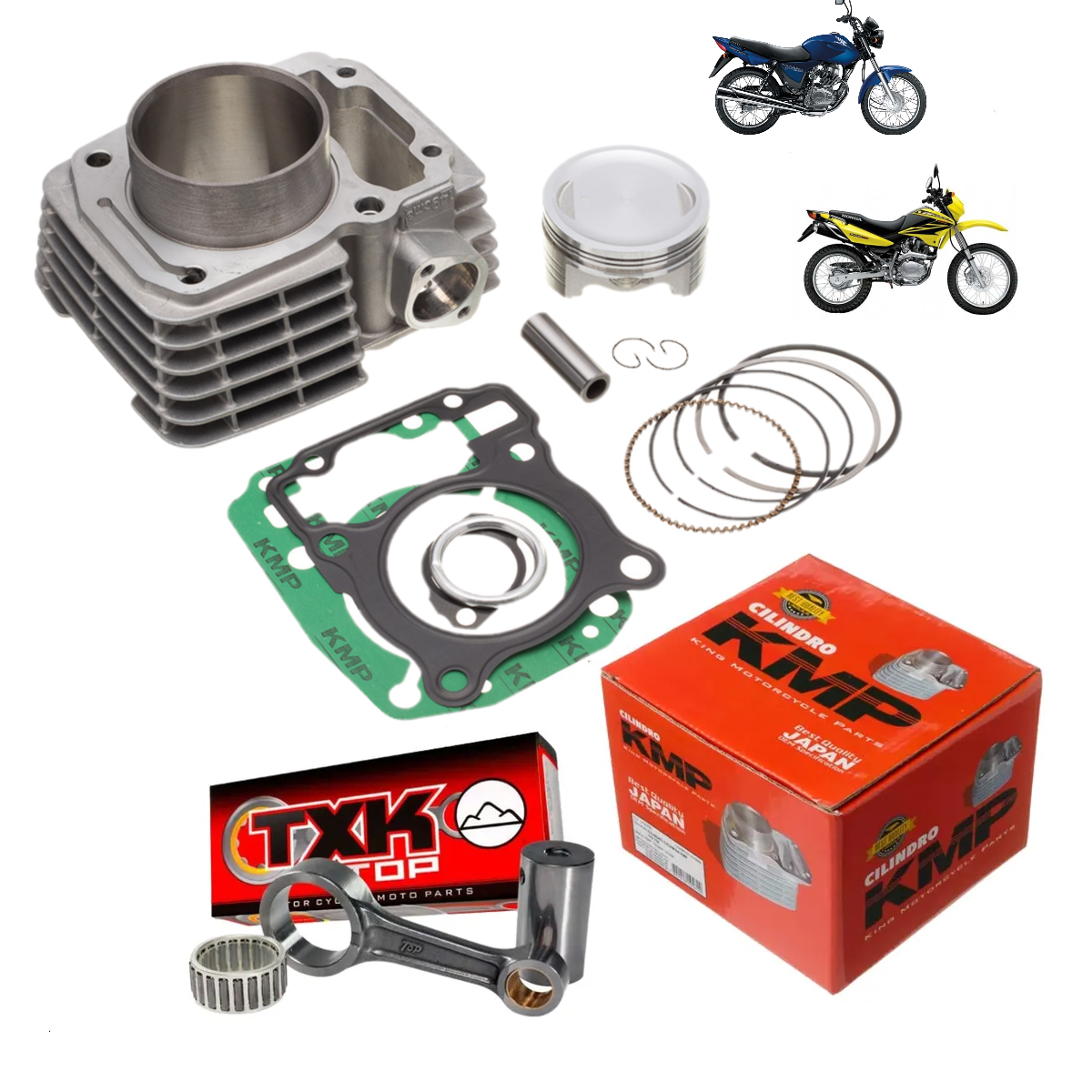 Kit Cilindro Biela Txk TITAN FAN BROS 150 190CC 2004 2005