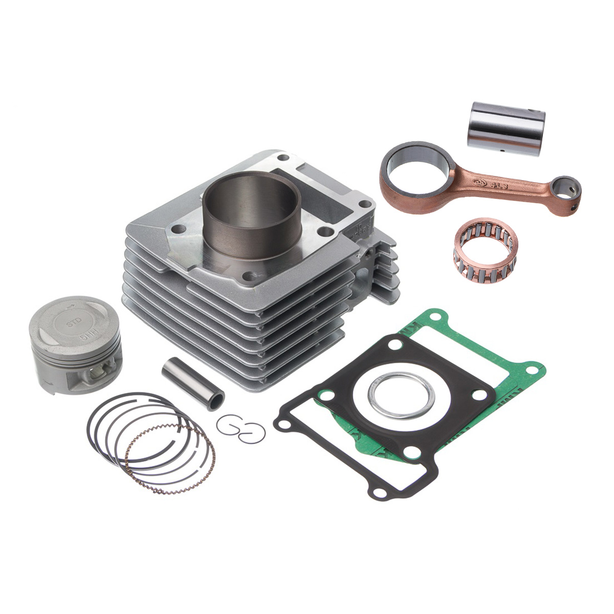 Kit Cilindro Biela Ybr Xtz 125 2000 2001 2002 2003 2004 KMP