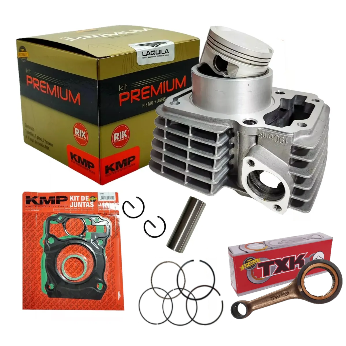 Kit Cilindro Titan Start Fan Bros 150 2004 2005 2006 190cc
