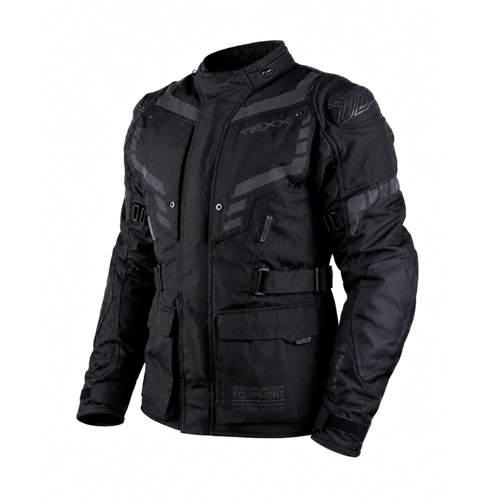 Jaqueta Moto Texx Armor 2 Masculina Preta