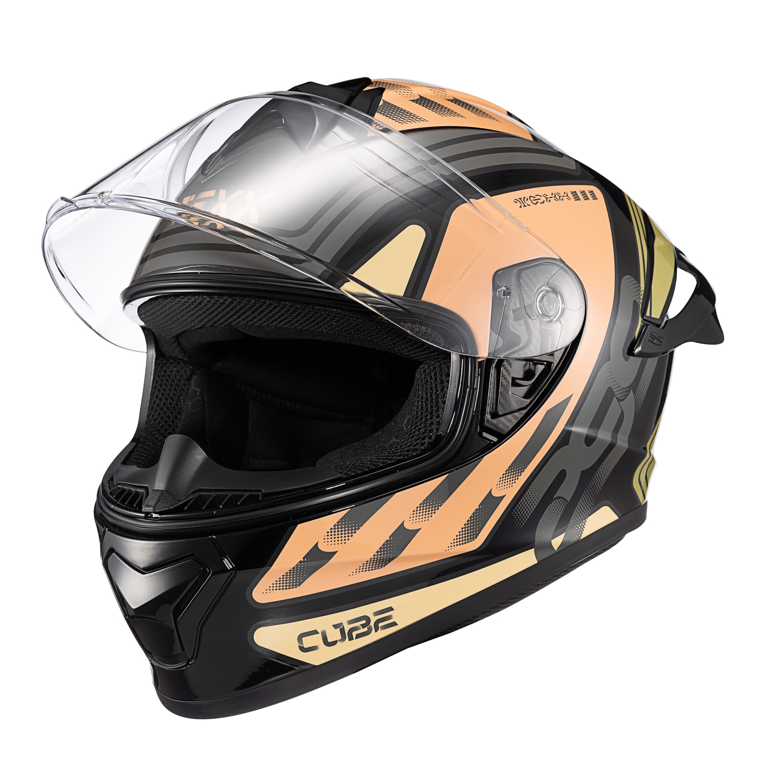 Capacete Moto Texx Spihe Cube Laranja