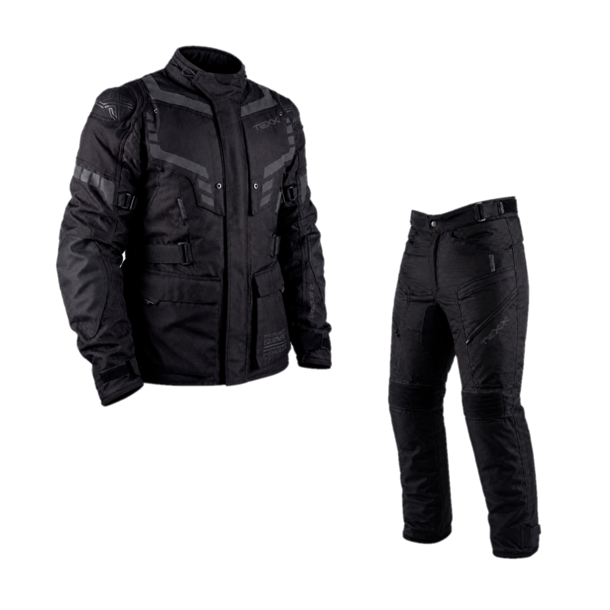 Roupa Moto Texx Armor 2 Conjunto Masculino Preto