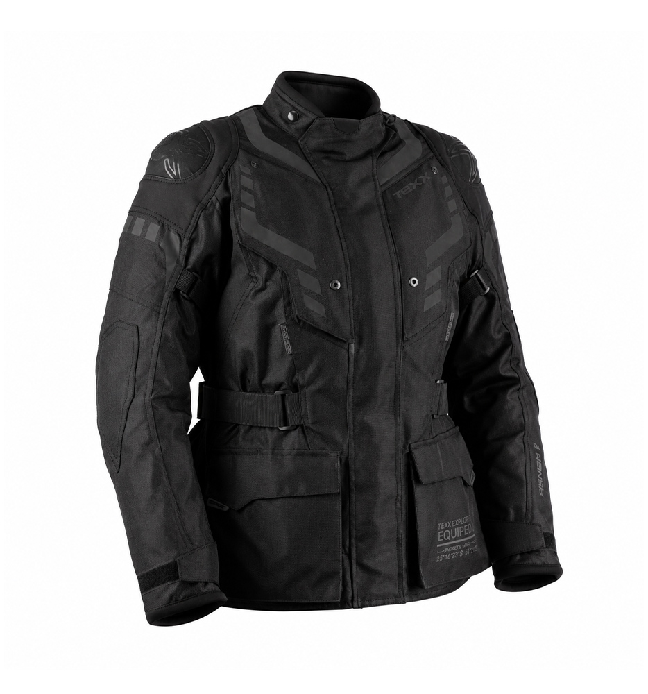 Jaqueta Moto Texx Armor 2 Feminina Preta