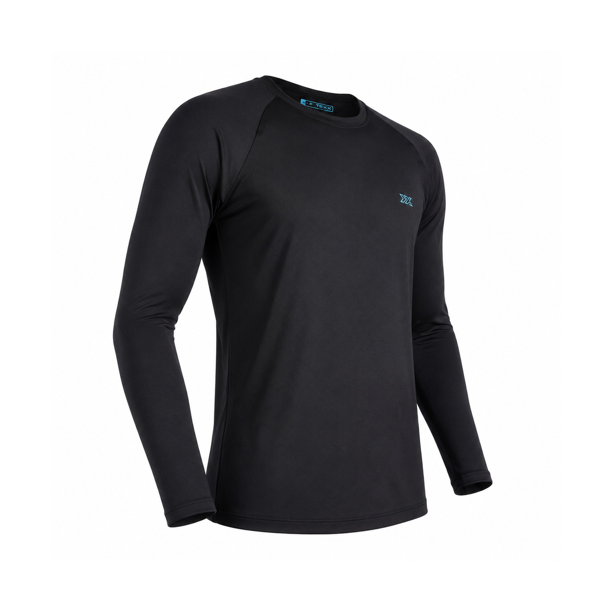 Camiseta Moto Texx Segunda Pele Season V2 Basic Inverno Preto